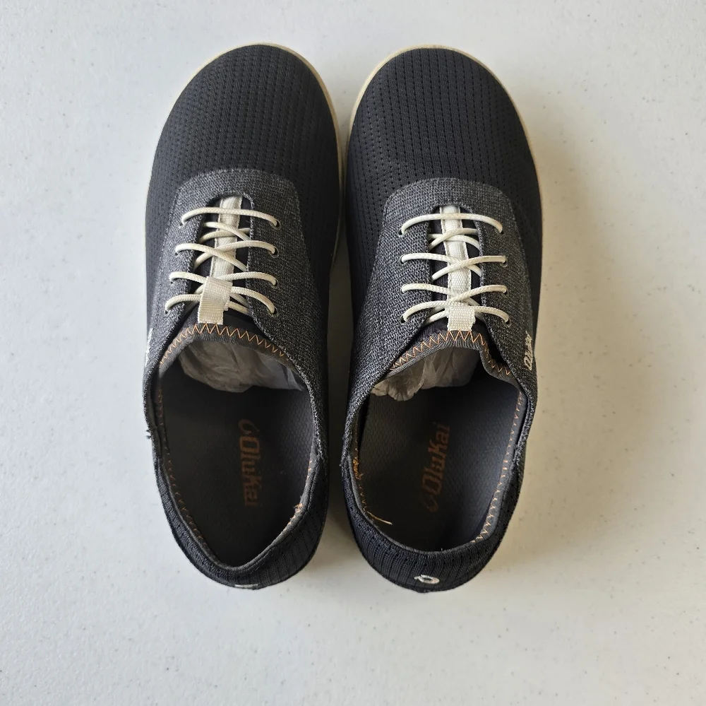 Olukai Nohea Moku Men’s No‎ Tie Boat Shoes 9.5
